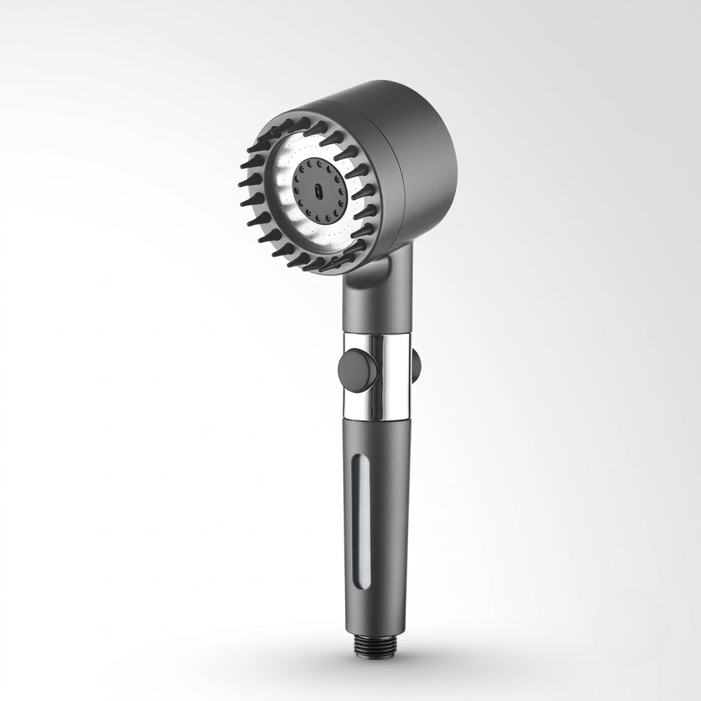 The Filtered Showerhead, hand-held filtered shower head